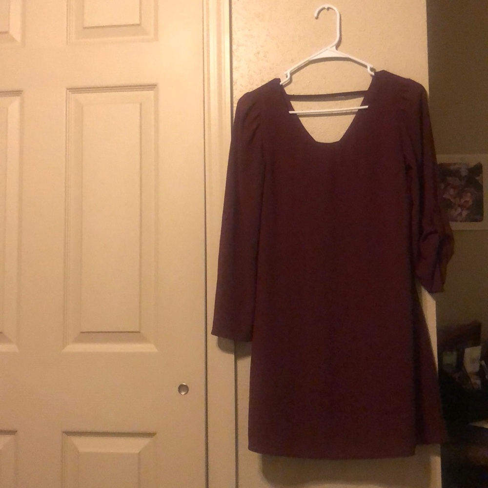 Maroon Dress